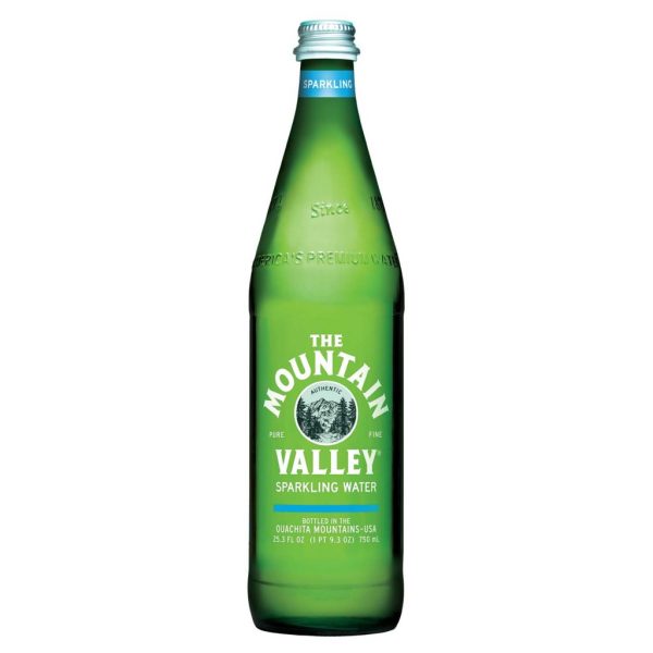 Mountain Valley Sparkling Spring Water 750 ml Case (12 Count)