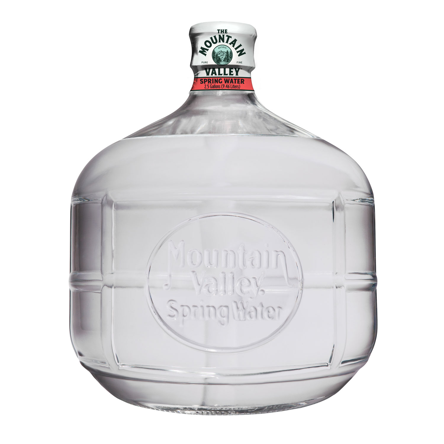 Mountain Valley Spring Water 2.5 Gallon Glass Bottle