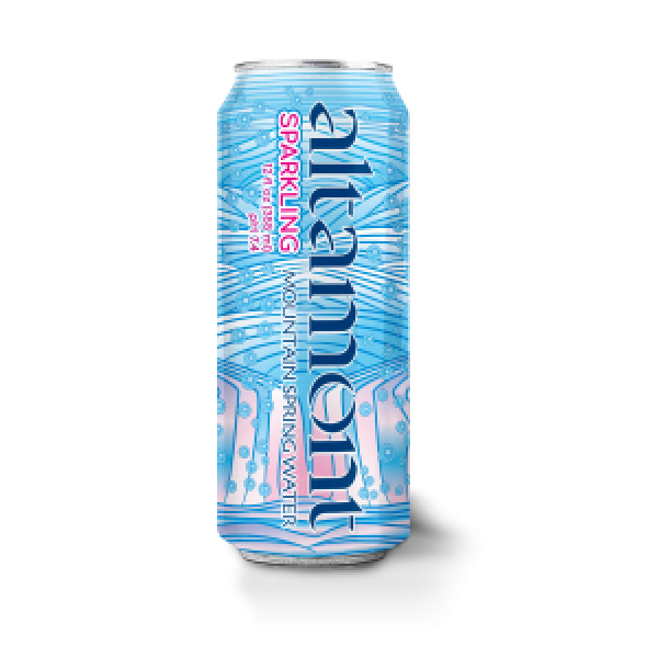 Altamont Sparkling Natural Mountain Spring Water 12 oz Can Case (8 Count)