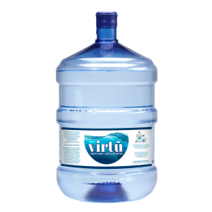 Virtū Distilled Water 5 Gallon Plastic Bottle